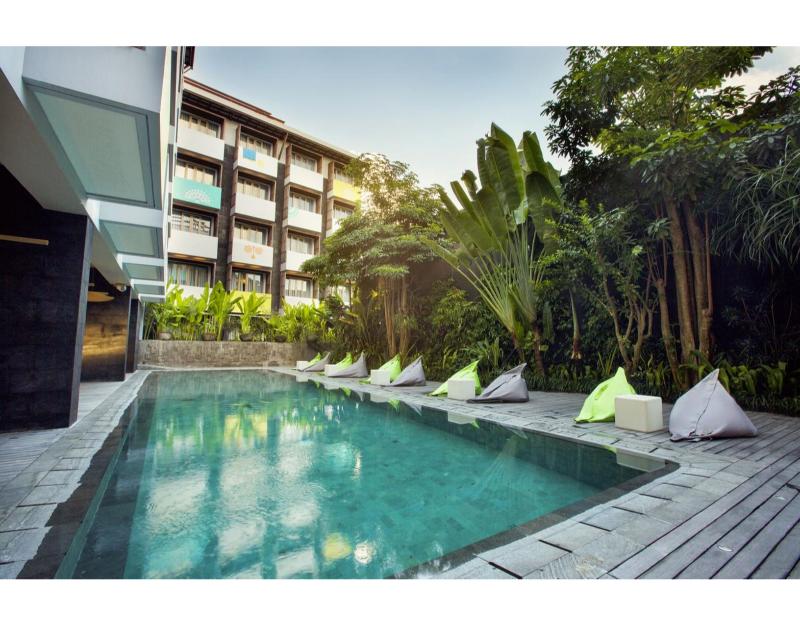 Resort pool suitable for families in Seminyak, Bali